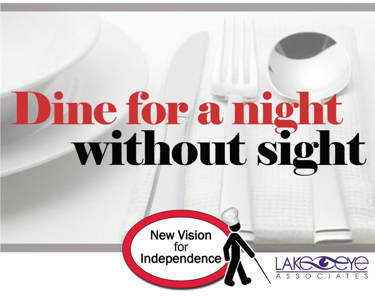 Dine for a night without sight